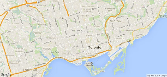 Mapa de Toronto Mapa de Toronto