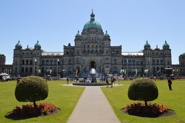 Columbia Parliament Buildings em Victoria