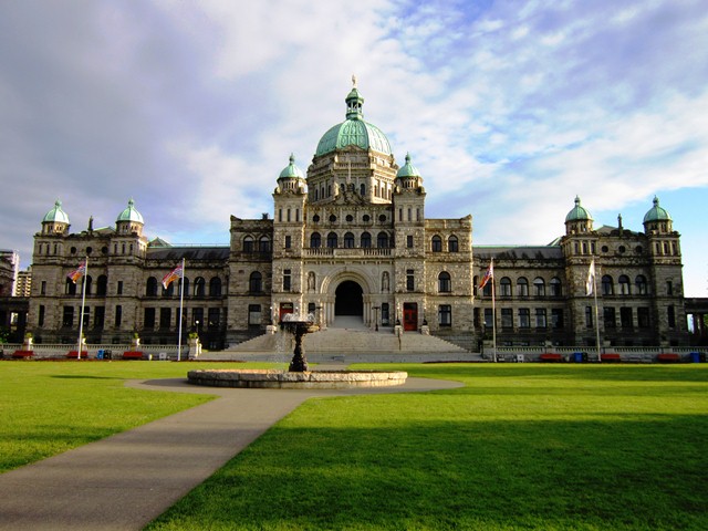British Columbia Parliament Buildings em Victoria