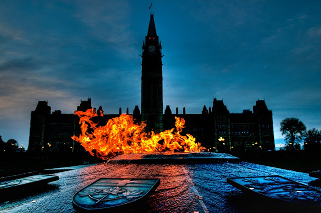 Colina do Parlamento em Ottawa