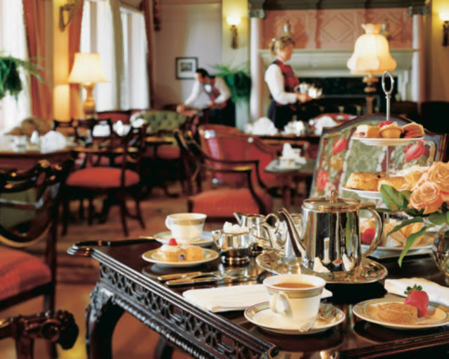 Chá da tarde no Hotel Empress em Victoria