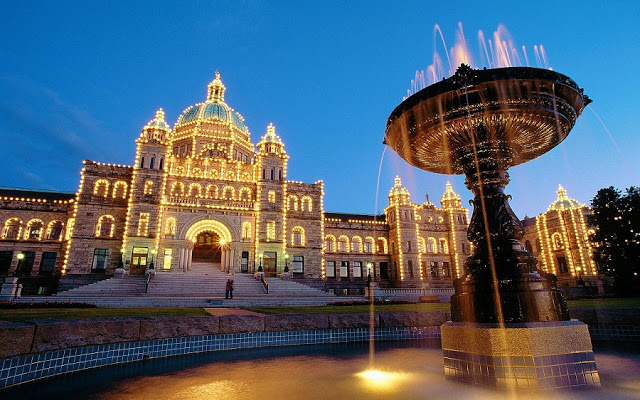 British Columbia Parliament Buildings em Victoria no Canada