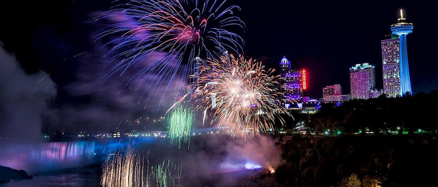 Ano Novo em Niagara Falls