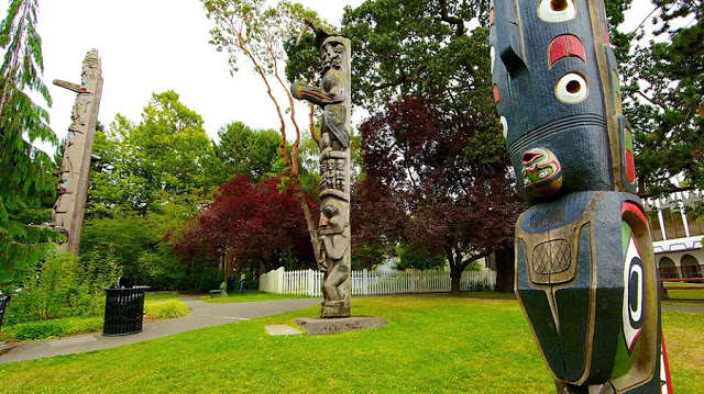 Thunderbird Park em Victoria