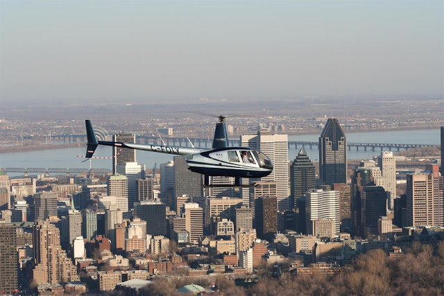 Tour de helicóptero em Montreal