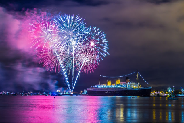 Ano-novo nos navios de Vancouver